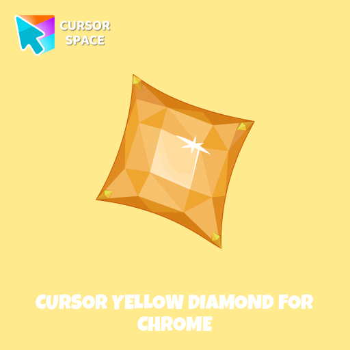 Cursor Yellow Diamond For Chrome
